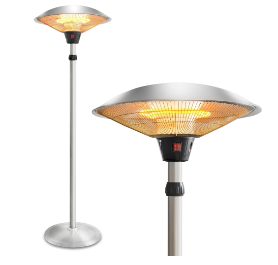 Tip over protection heater