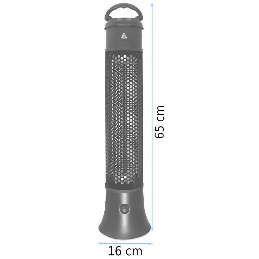 Desktop electric heater