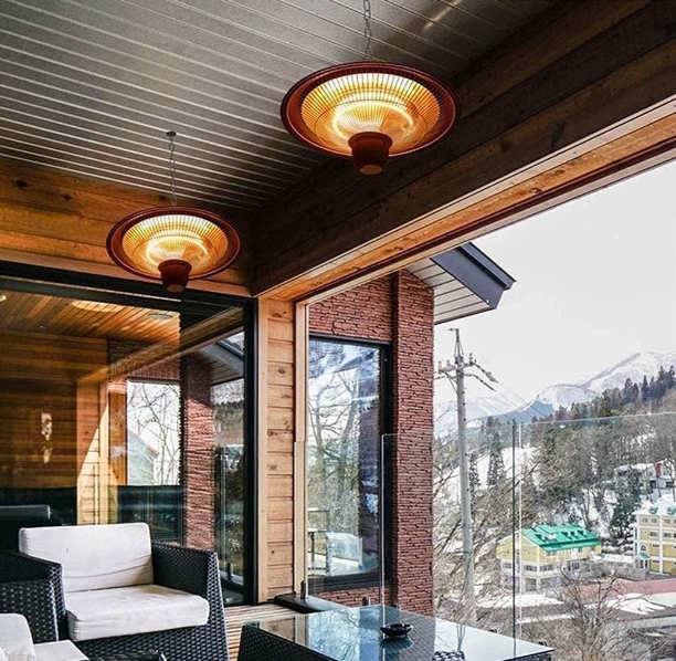 Wall mounted patio heater