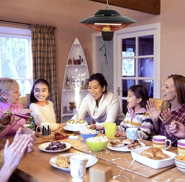 Waterproof infrared table heater